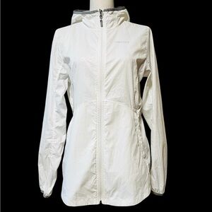 MARMOT WOMEN’S WHITE LIGHTSWEIGHT WINDBREAKER SIZE MEDIUM